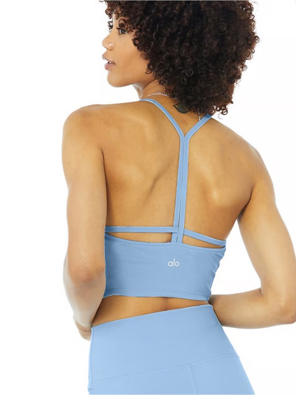 ALO Yoga Alosoft Ribbed Crop Calm Tank